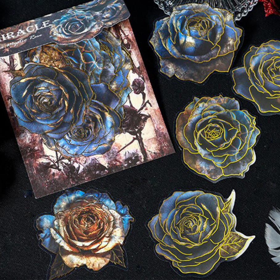 Goth Style Flower Sticker for Scrapbooking and Junk Journal – ViVi ...
