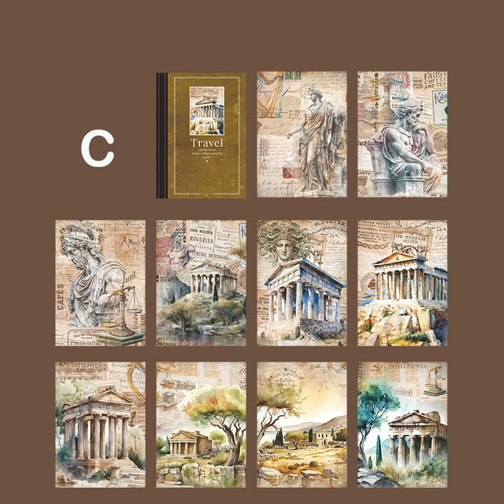 Greece-theme-scrapbook-paper