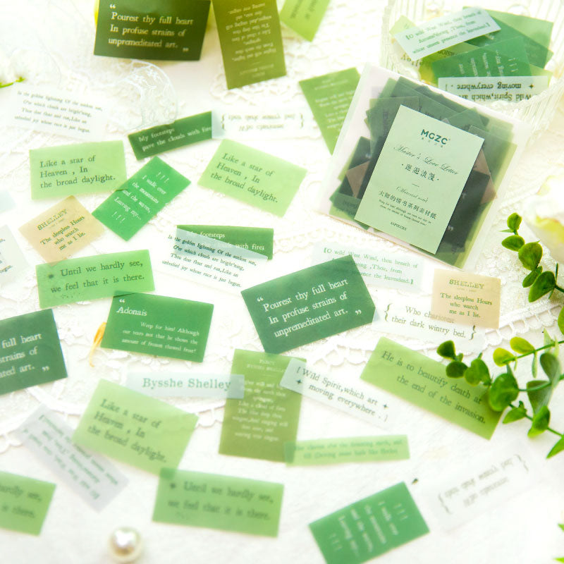 Decorative Quote Vellum Paper for Scrapbooking and Junk Journal ViVi