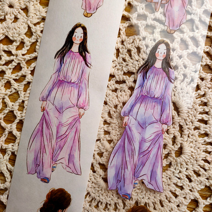 lady-in-purple-dress-washi-tape