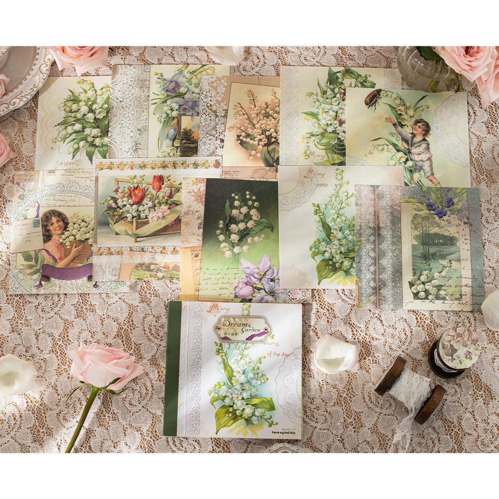 Dreamweaver Garden Scrapbook Paper – ViVi Stationery