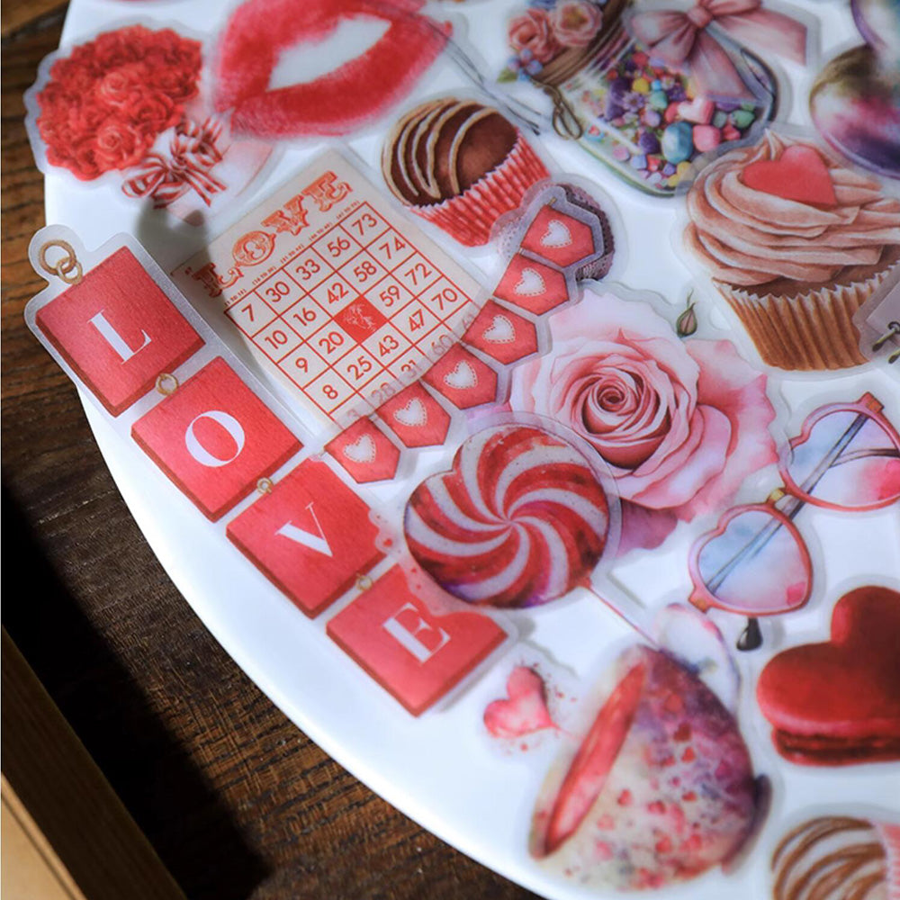 Valentine's Day stickers for Scrapbooking and Card Making – ViVi Stationery