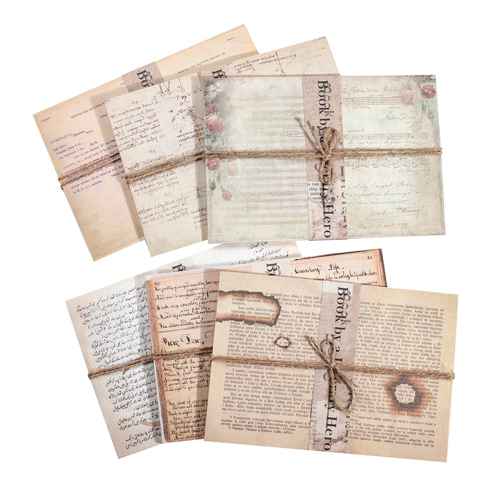 Big Size Manuscript Scrapbook Paper for Junk Journal – ViVi Stationery