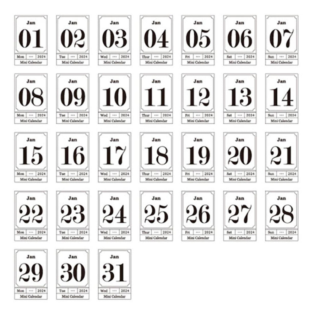 Mini Calendar 2024 ViVi Stationery mini-calendar-2024-vivi-stationery