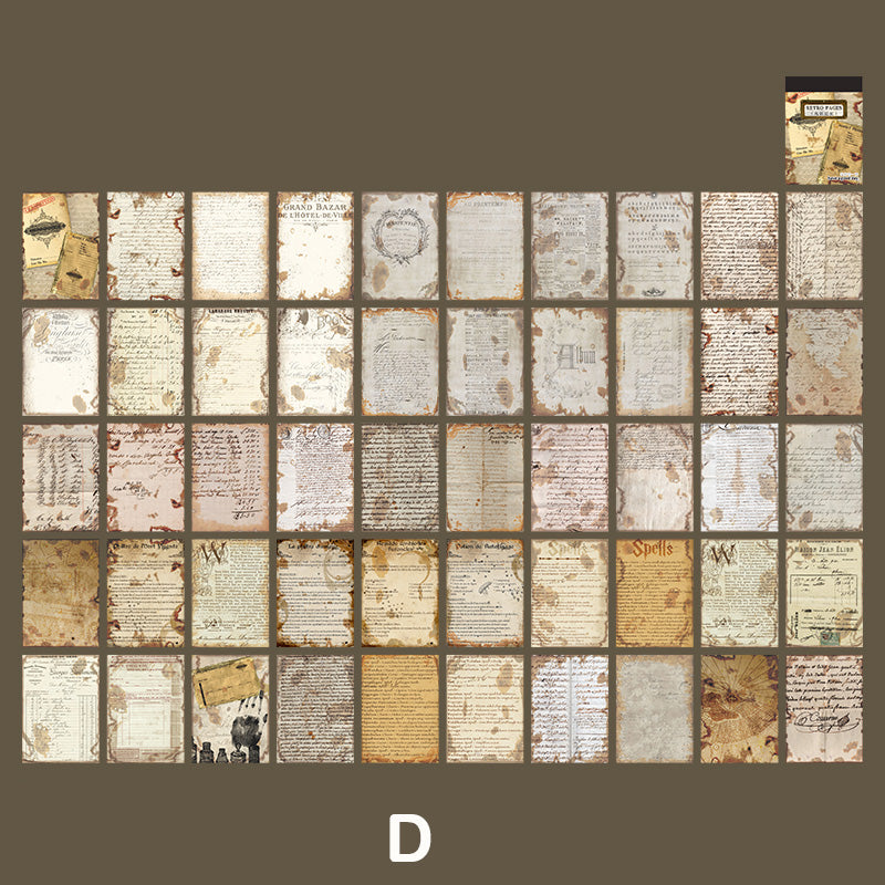 Retro Pages Mini Sticker Book for Junk Journal β ViVi Stationery