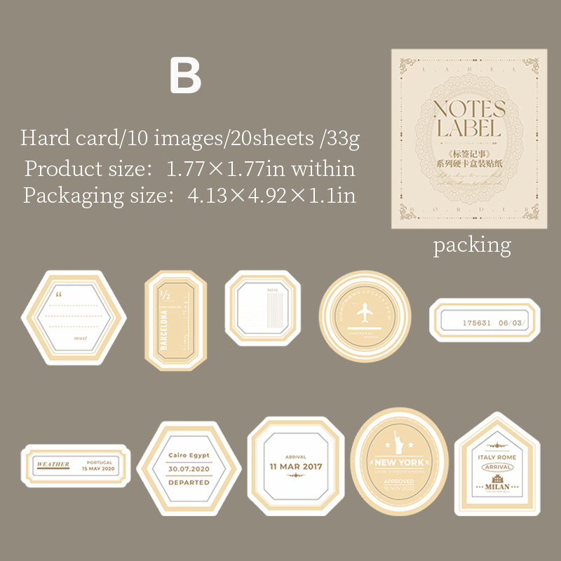 Notes Label Sticker – ViVi Stationery