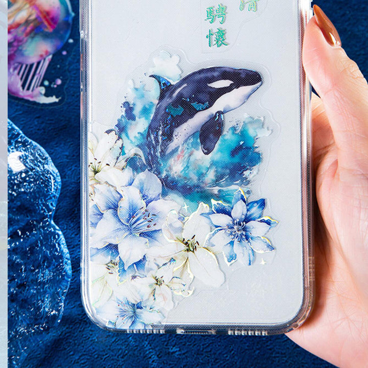 ocean-theme-sticker-for-phone-case