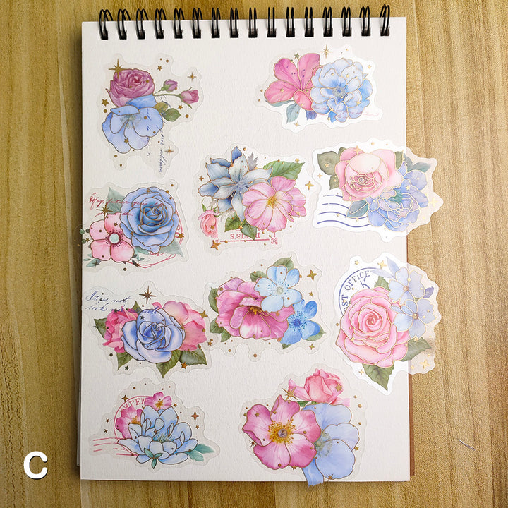 pink-blue-flower-stickers
