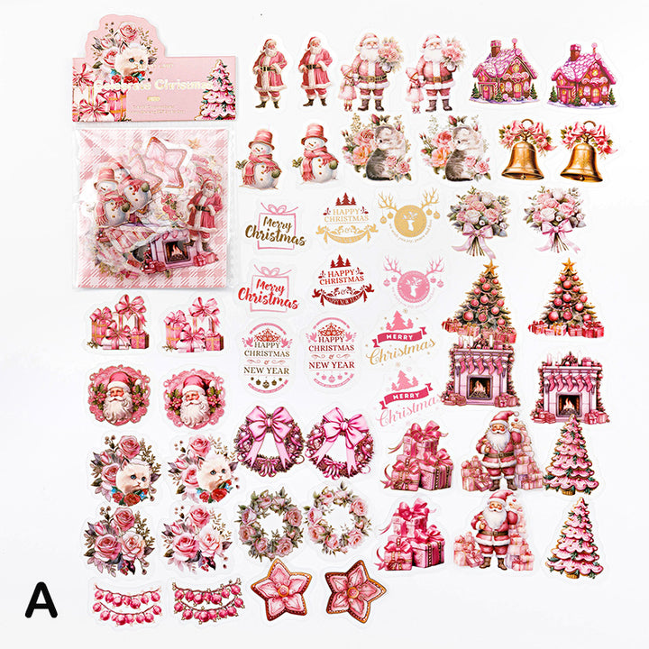 pink-Christmas-sticker