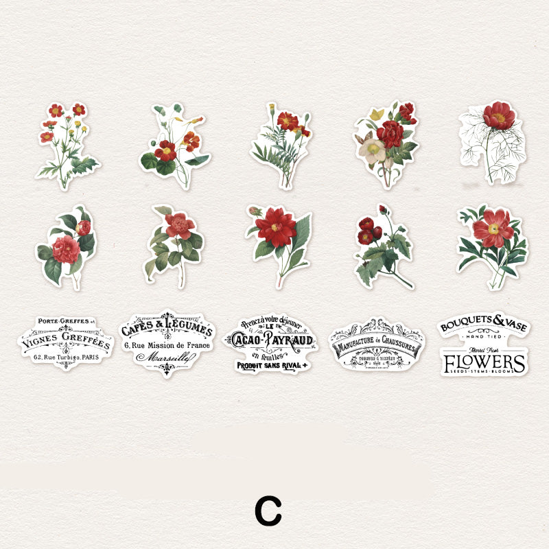 City Flower Washi Stickers for Scrapbooking and Art Journal – ViVi ...