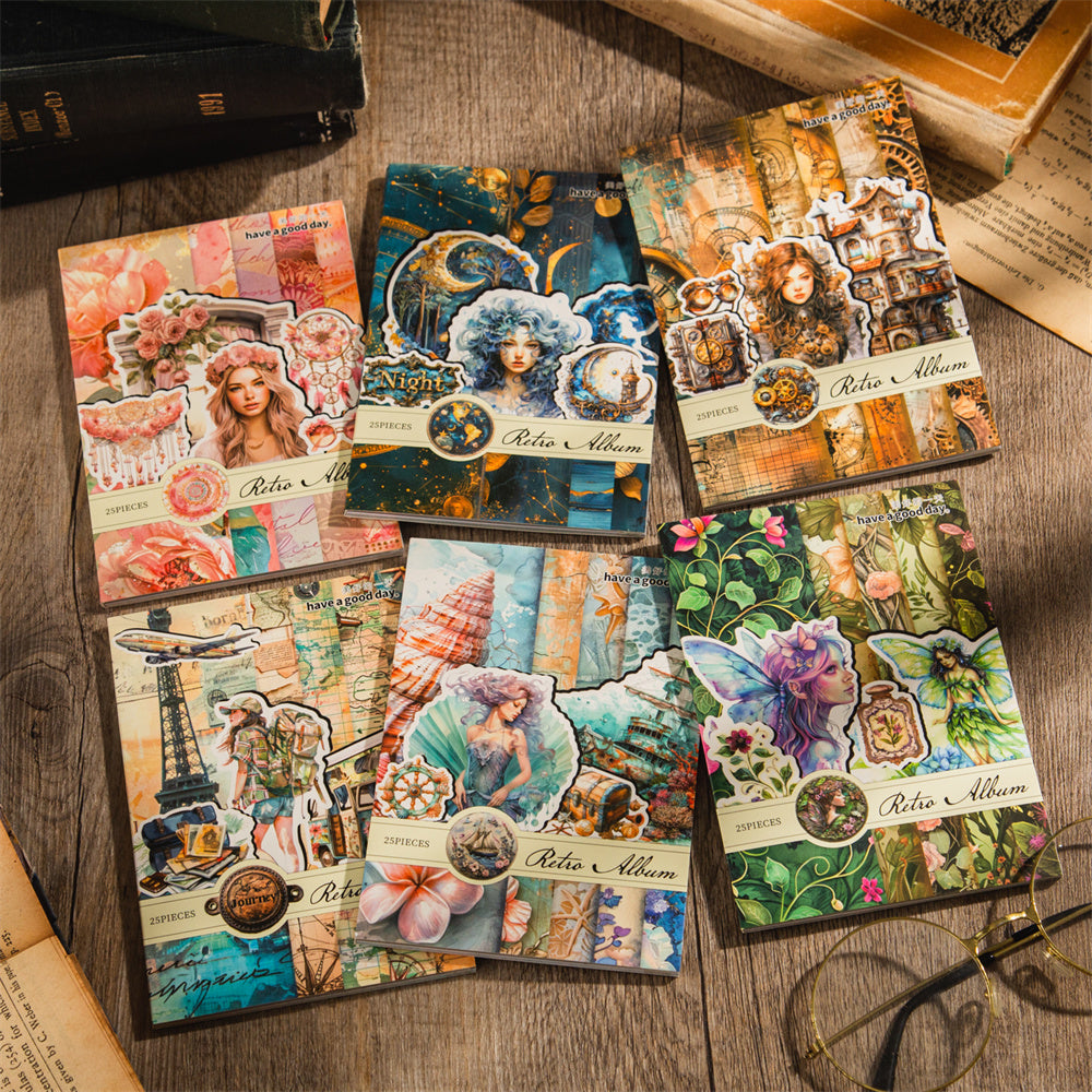 Retro Album Sticker Paper Kit – ViVi Stationery