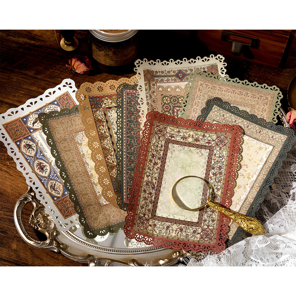 Retro Hollow Lace Papers for Scrapbooking and Junk Journal – ViVi ...