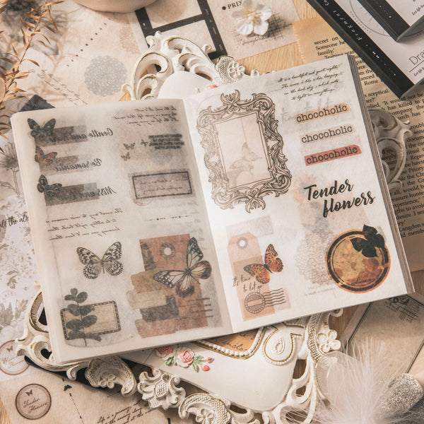Vintage Sticker Books for Scrapbooking, Junk Journal and Collage Journal –  ViVi Stationery