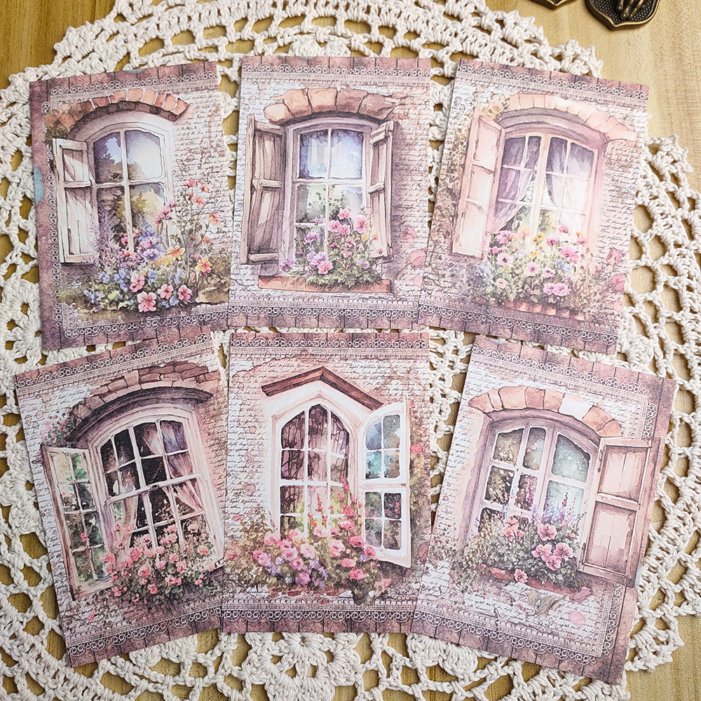 Window Theme Scrapbook Paper – ViVi Stationery