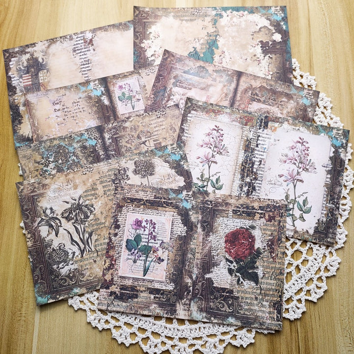 rose-flower-scrapbook-paper