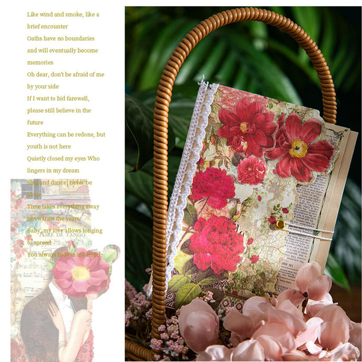 rose-flower-scrapbook-papers