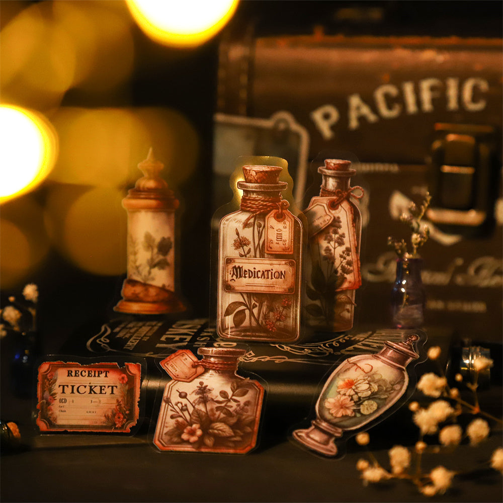 Small Bottle and Label Sticker – ViVi Stationery