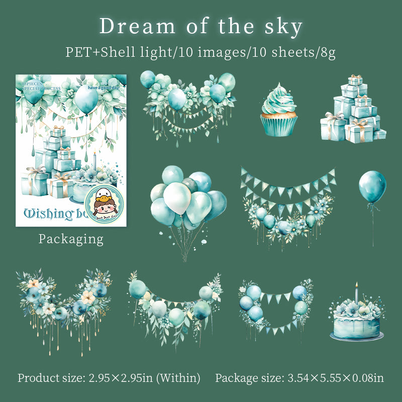 Wishing Balloon Sticker – ViVi Stationery