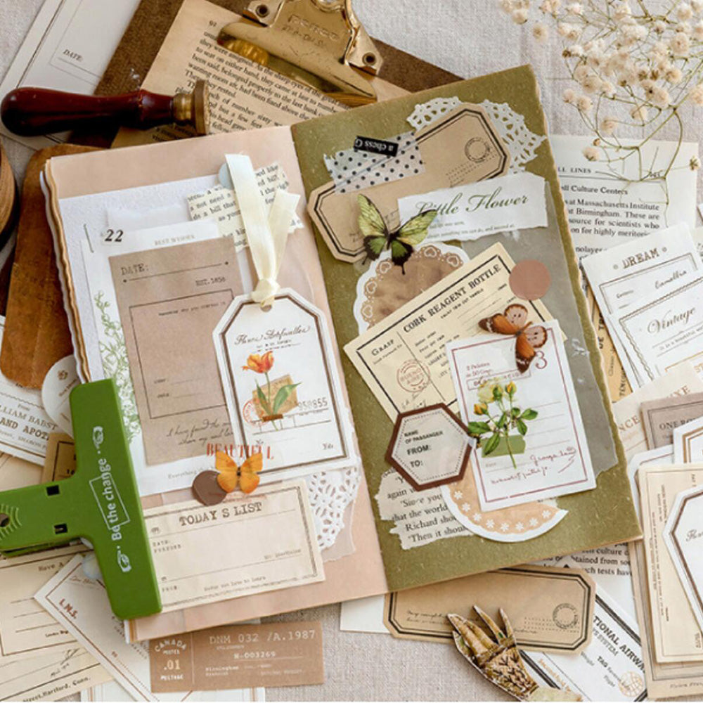 Time Friend Border Paper for Scrapbooking and Journaling – ViVi Stationery