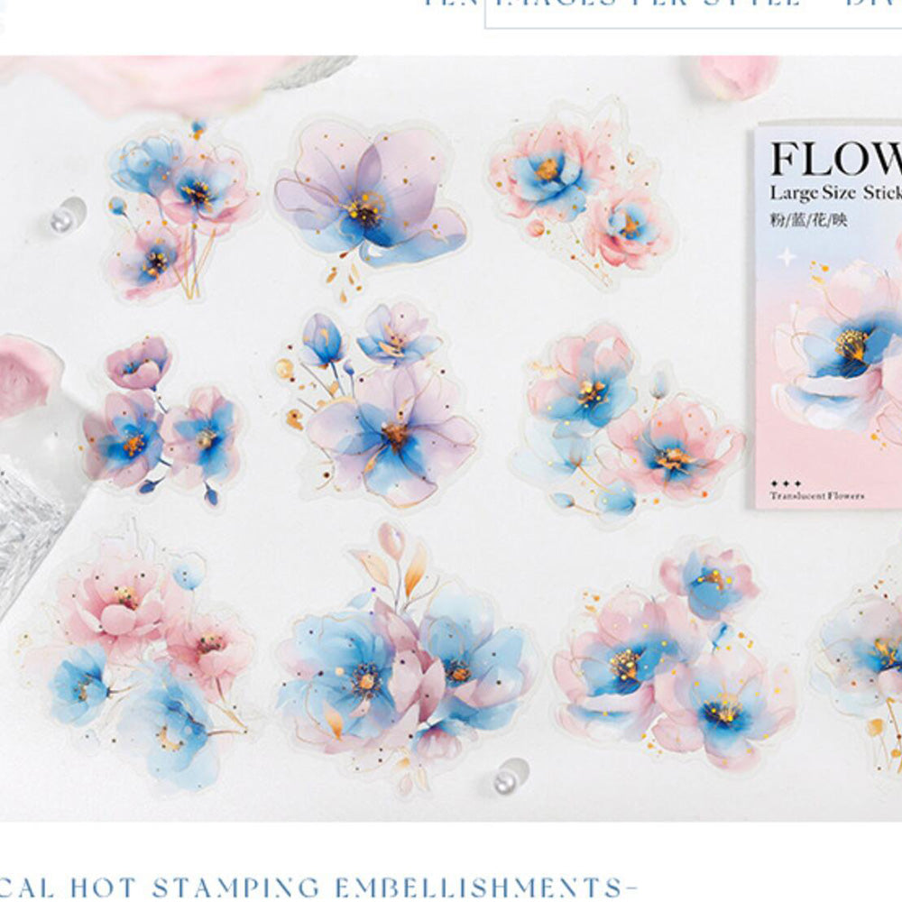 Translucent Flower Sticker – ViVi Stationery
