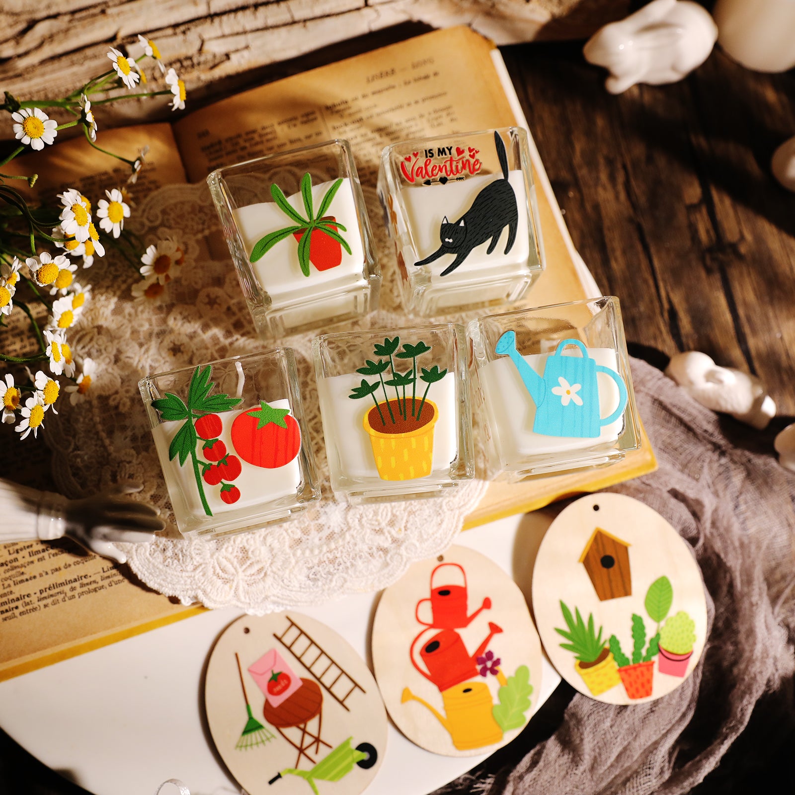 Transfer Stickers Spring UV DTF Spring Garden Transfer Stickers – ViVi Stationery