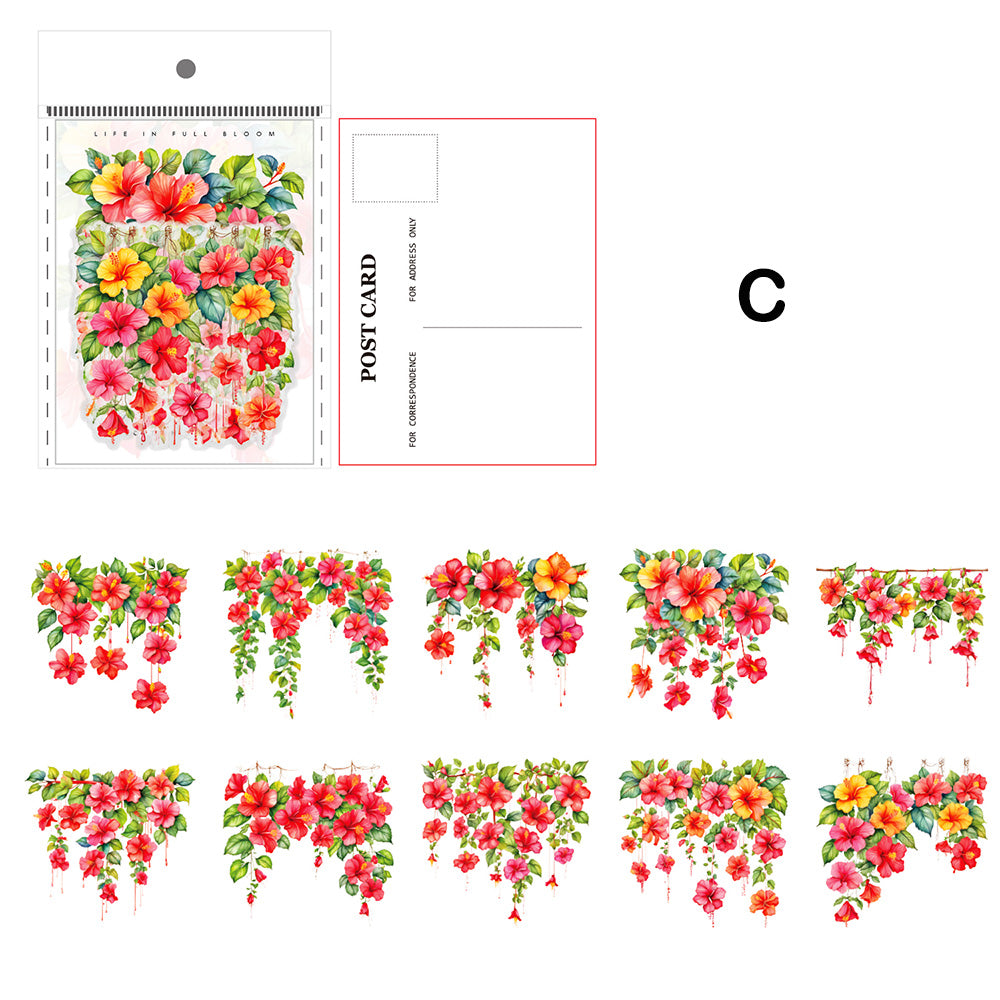 Vine Flower Stickers – ViVi Stationery