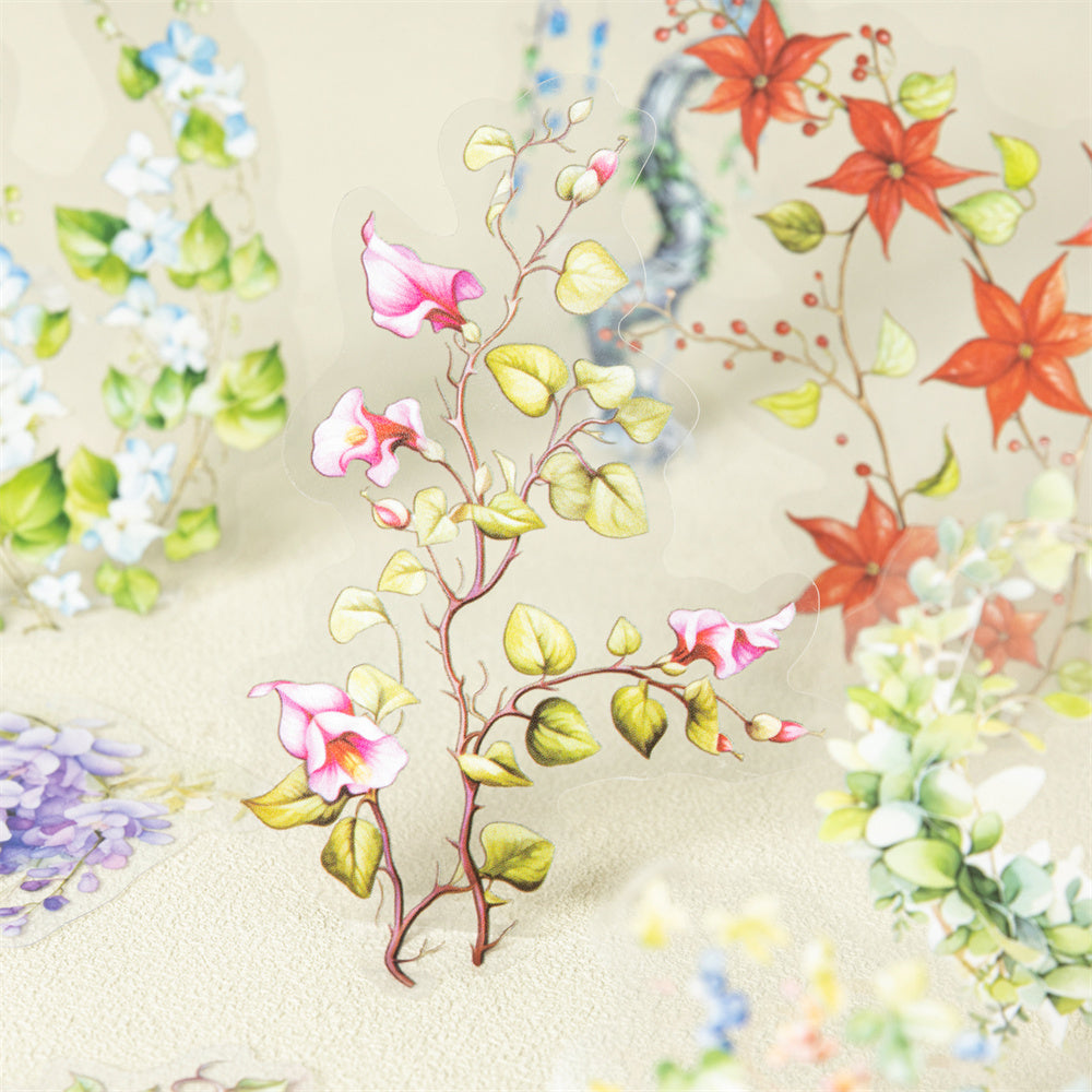 Vines Grow Flower Sticker – ViVi Stationery