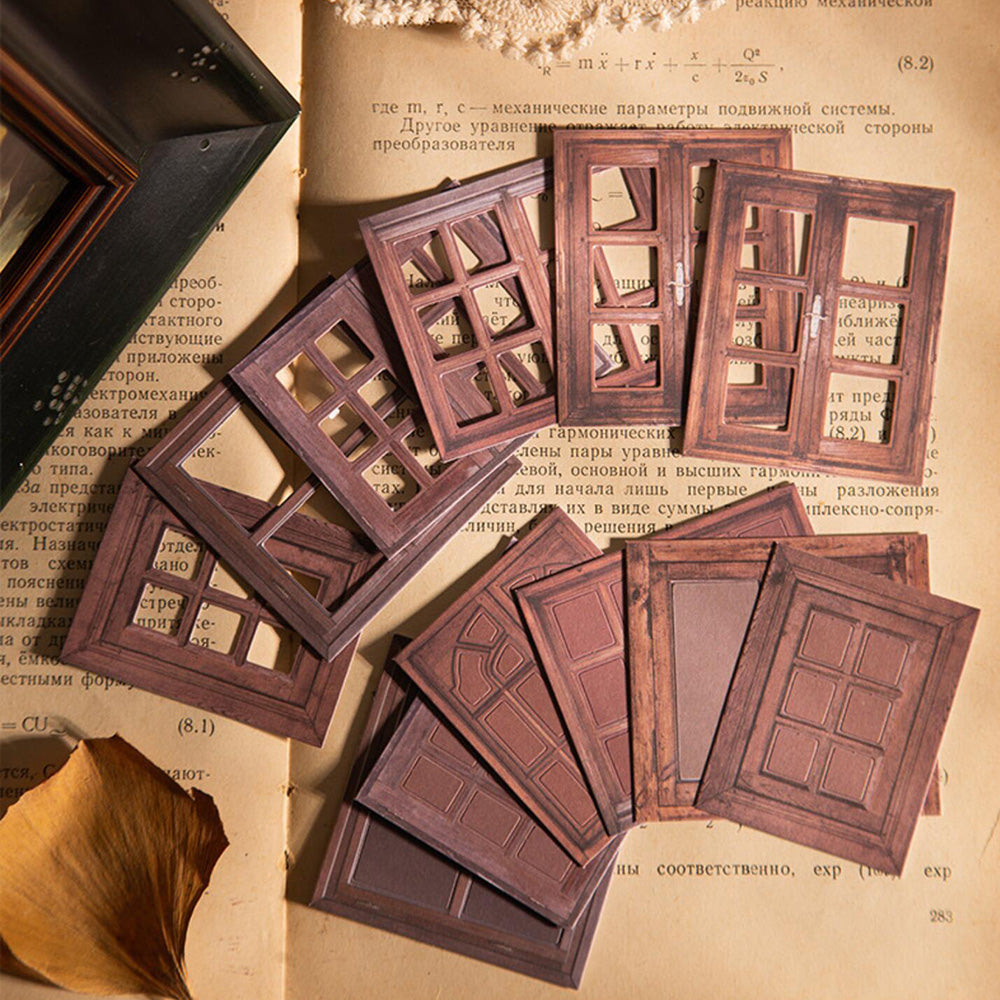 Retro Hollow Window and Door Paper for Scrapbooking and Junk Journal ...