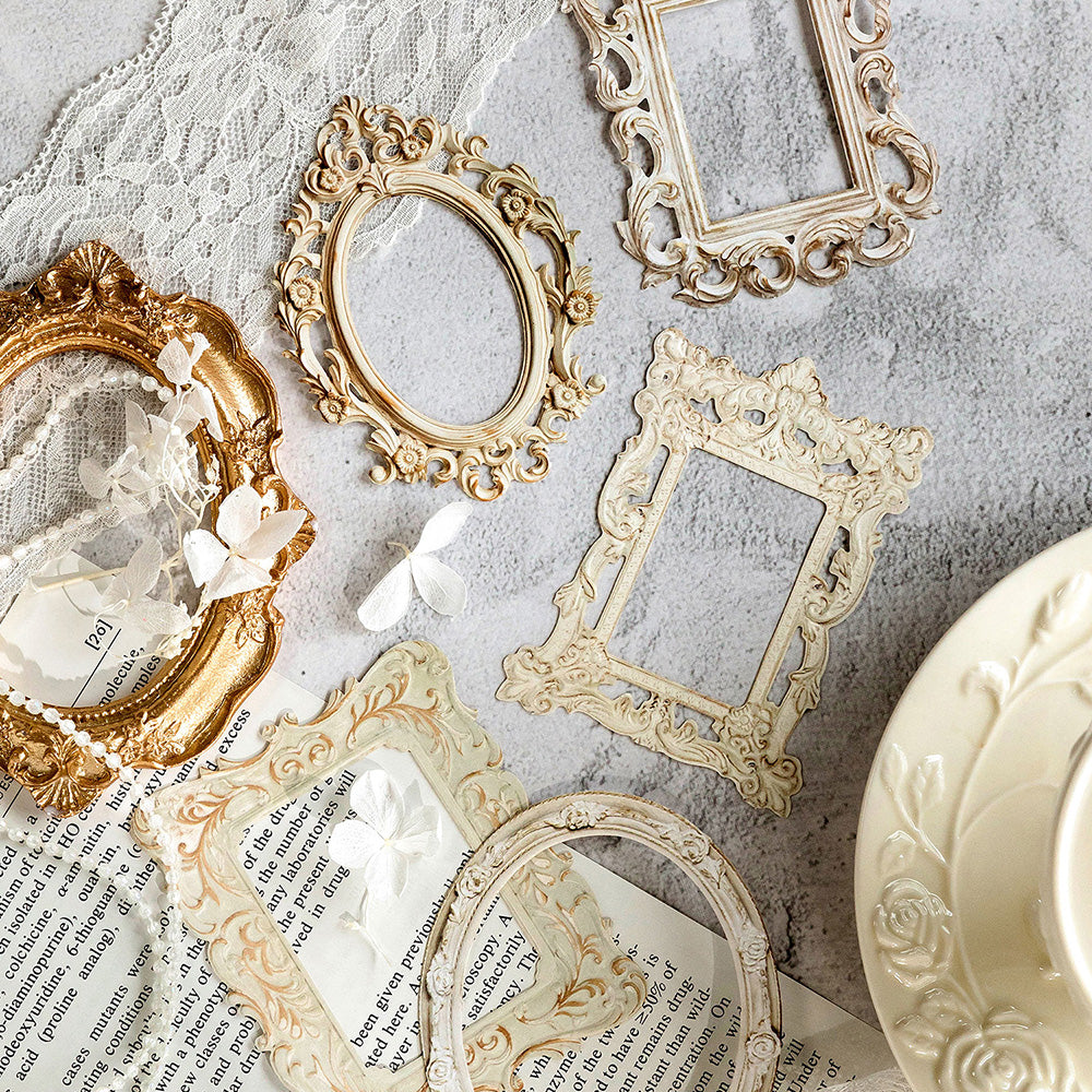 Vintage Romantic Frame Papers for Scrapbooking and Journaling ViVi