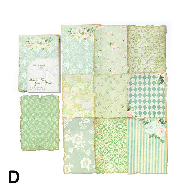 Gentle Wind Vintage Scrapbook Paper – ViVi Stationery