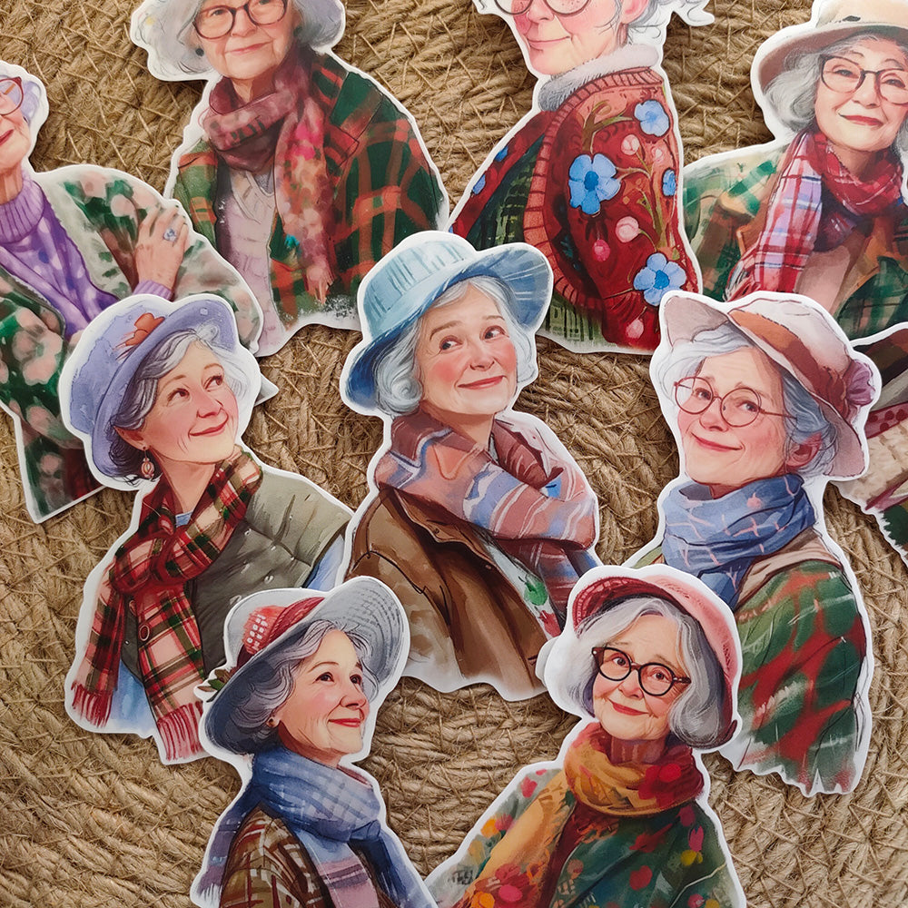 Fashion Lady Sticker for Scrapbooking and Art Journal – ViVi Stationery