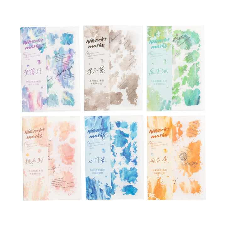 Full Marks Sticker Watercolor Marks Rub-on Sticker – ViVi Stationery