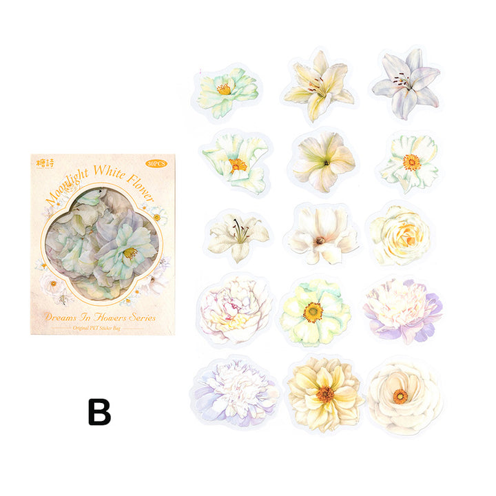 white-flower-stickers