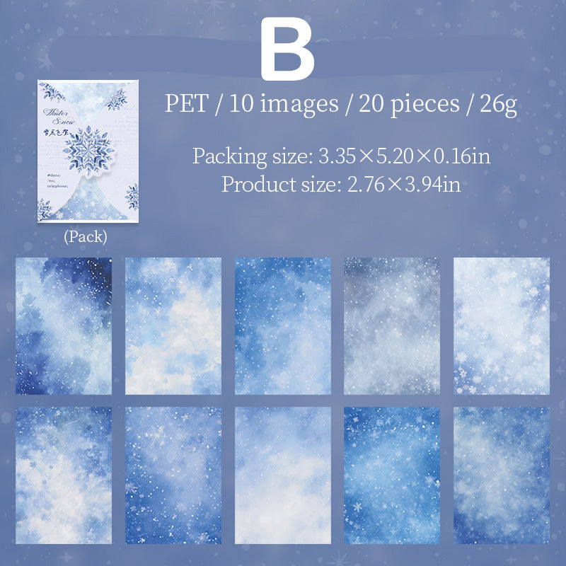 Winter Snow Sticker – ViVi Stationery