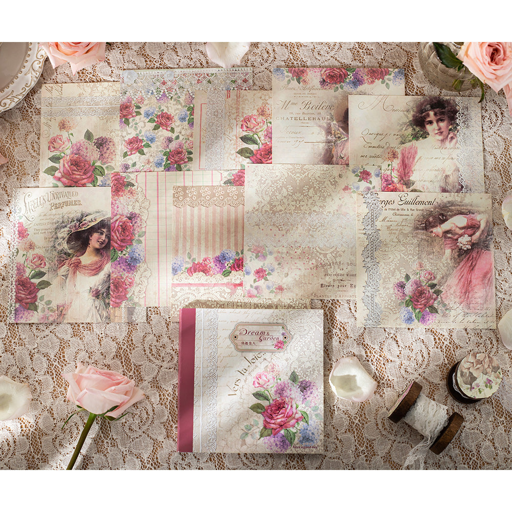 Dreamweaver Garden Scrapbook Paper – ViVi Stationery