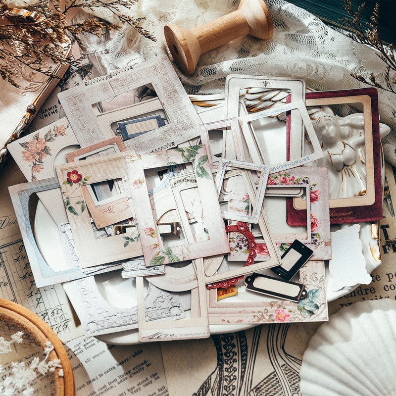 Frame Design Sticker JU Vintage Frame Stickers for Scrapbooking and Art Journal – ViVi ...