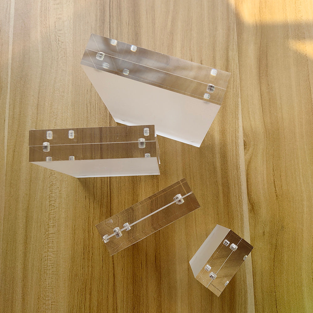 Clear Acrylic Block With ViVi Stationery