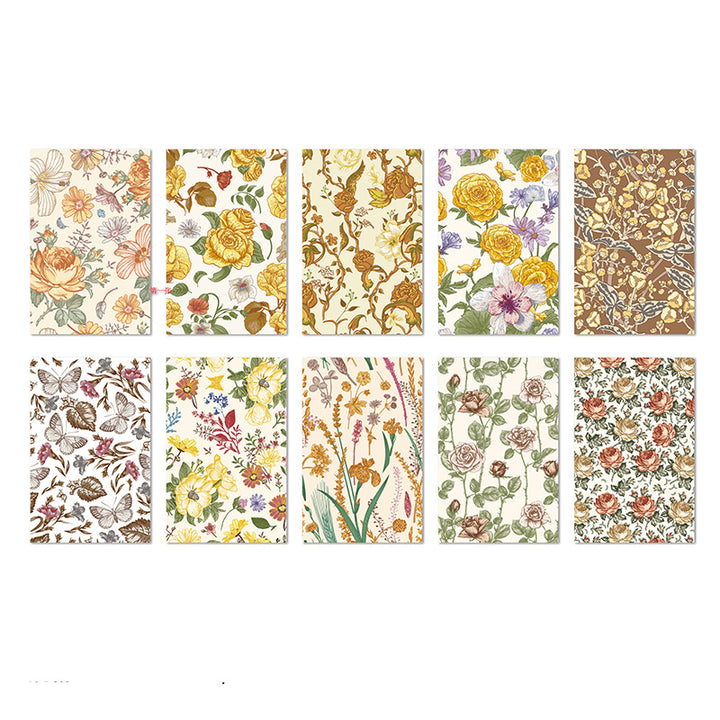 flower scrapbook papers