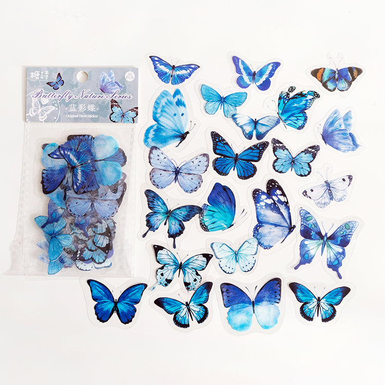 Blue Butterfly - stickers