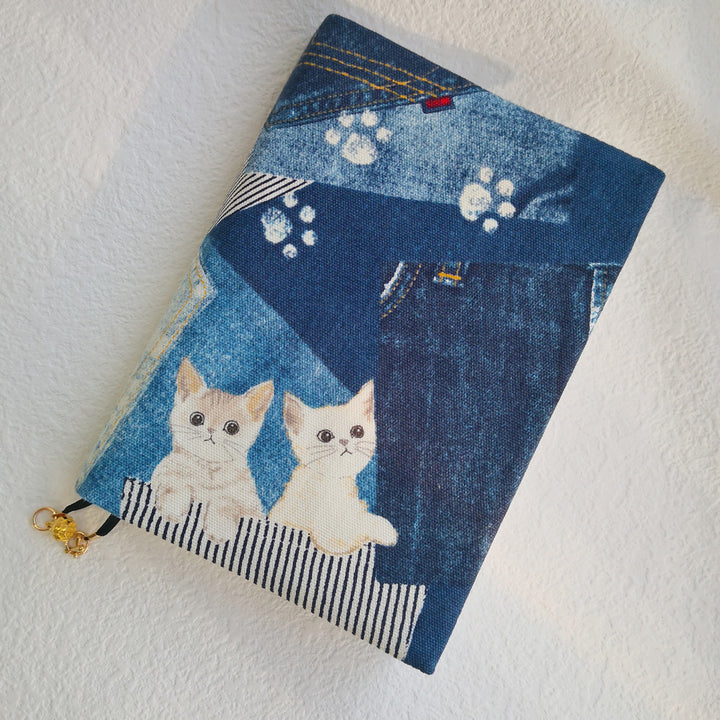 cute cat blue planner cover
