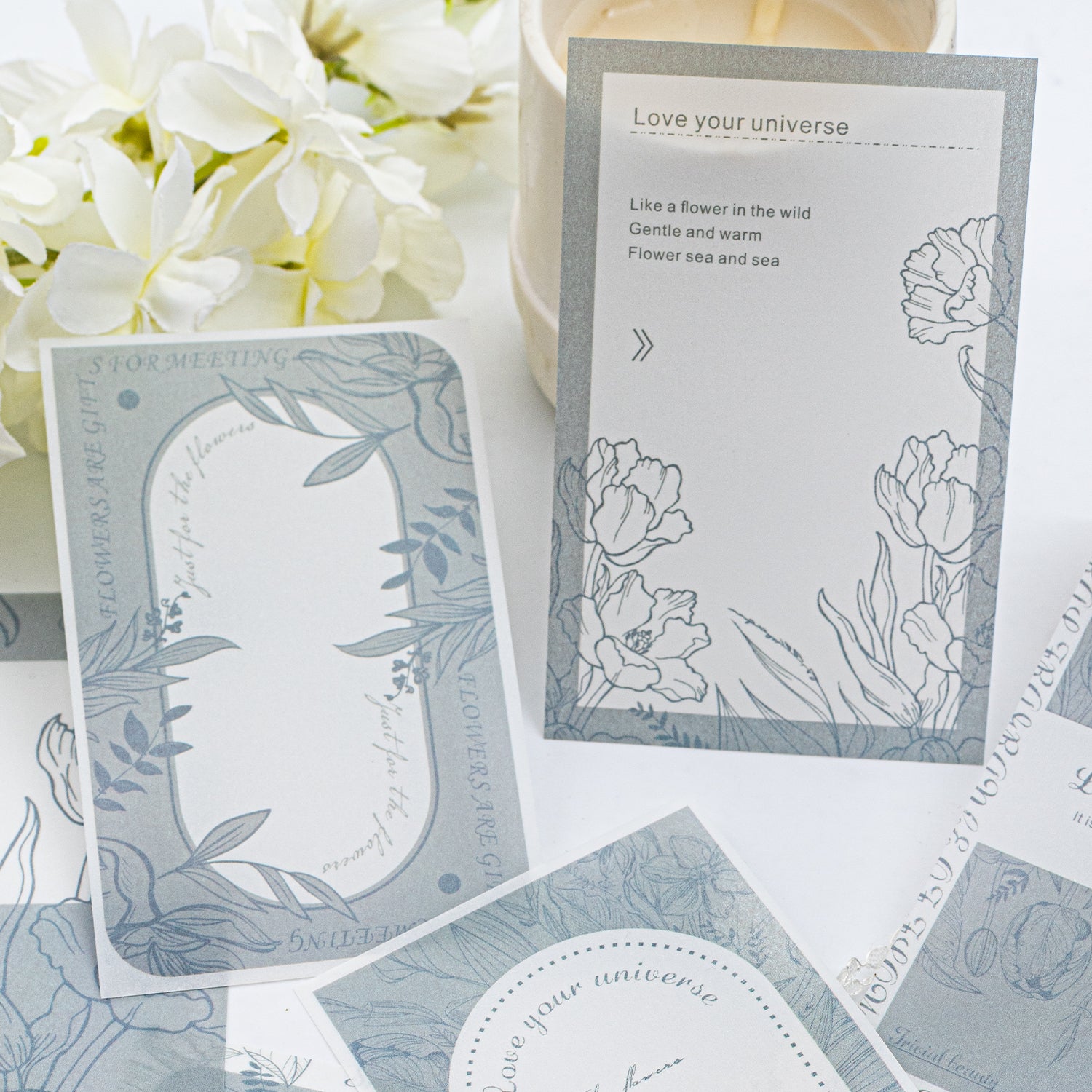 Botanical Vellum Sticker for Scrapbooking and Art Journal – ViVi Stationery