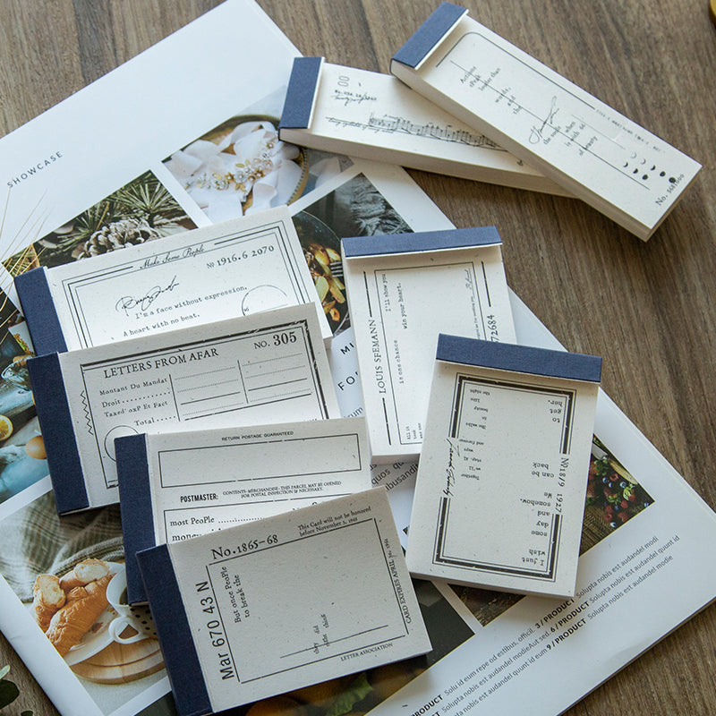 Vintage Border Memo Pad Paper for Vintage Junk Journal – ViVi Stationery