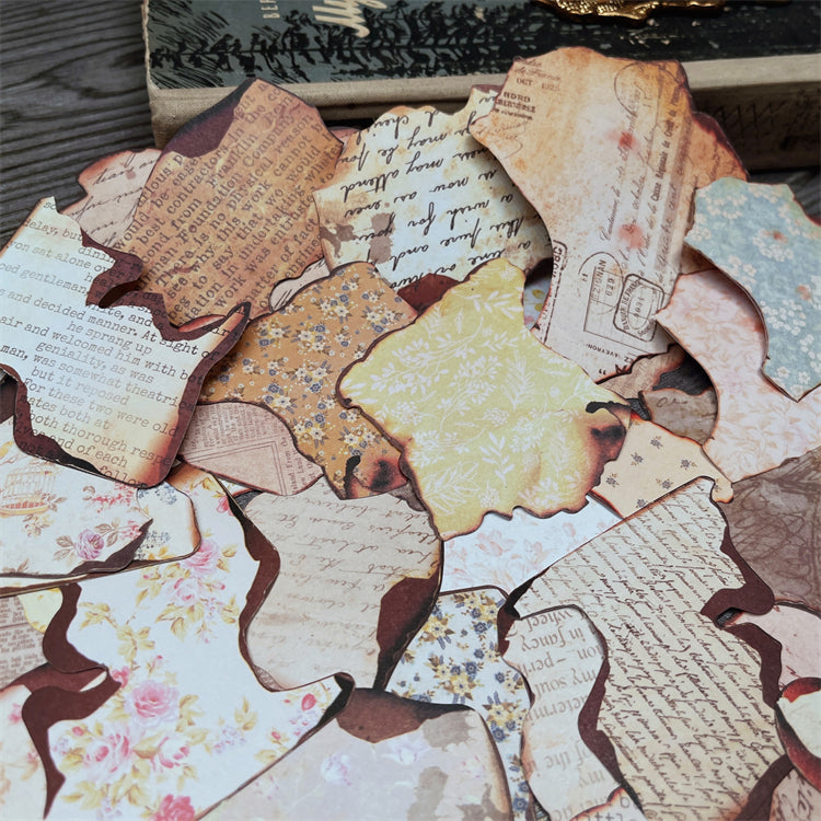 Vintage Burnt Edge Stickers for Junk Journal and Scrapbook – ViVi ...