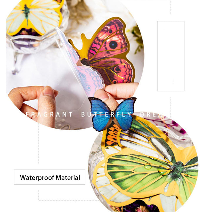 waterproof butterfly stickers