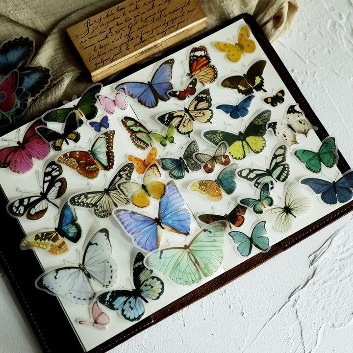 journal butterfly stickers