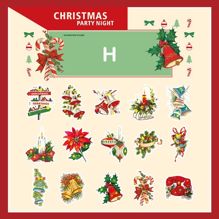 Christmas bell stickers