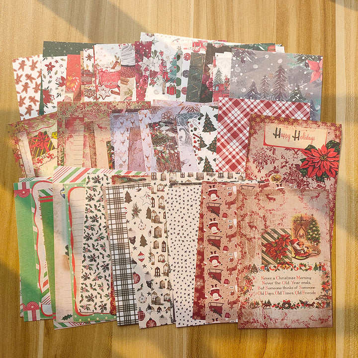 merry christmas scrapbook papers