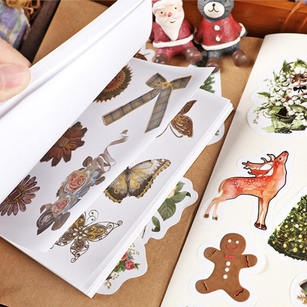 Christmas Pre-cut Sticker Book for Scrapbooking and Card Making