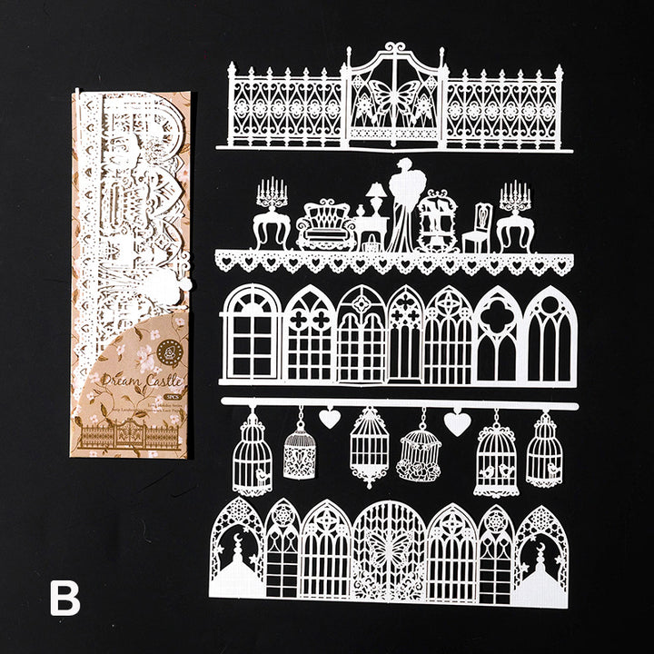 window door birdcage die cuts