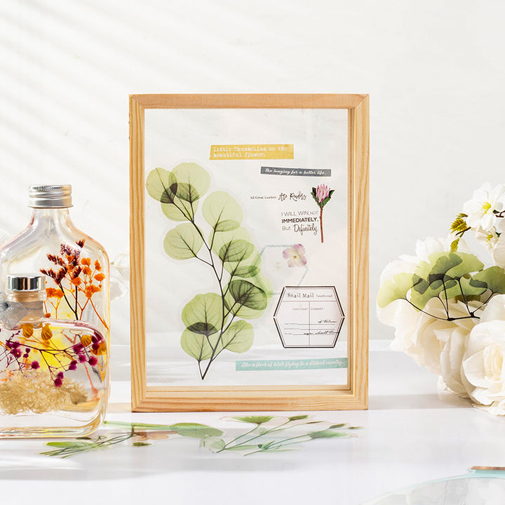 flower stickers to decorate frame